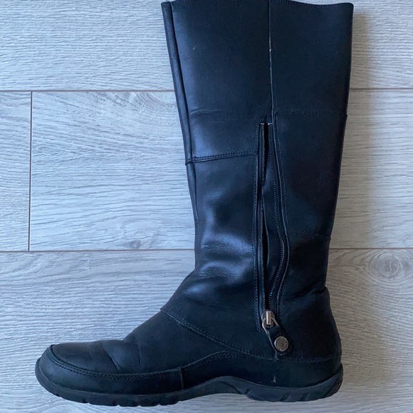 North Face black leather boots - Picture 7 of 8